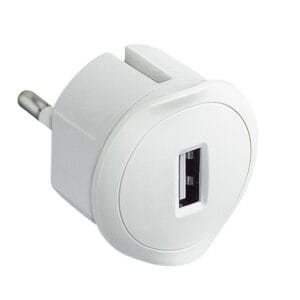 Įkrovimo lizdas USB Legrand 050680 (baltas, 5V 1.5A)