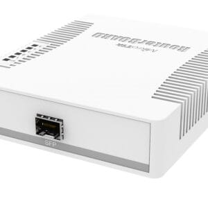 Komutatorius 5 prievadų Mikrotik RB260GSP (CSS106-1G-4P-1S)