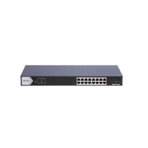 Hikvision 18 prievadų 16 PoE prievadų komutatorius DS-3E0518P-E/M(B)