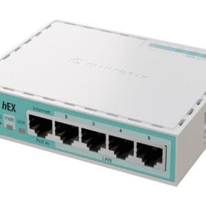 Maršrutizatorius 5 prievadų MikroTik E50UG hEX refresh