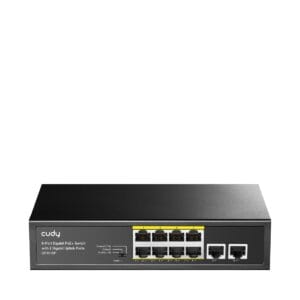 8 prievadų komutatorius CUDY GS1010P (Nevaldomas, PoE)