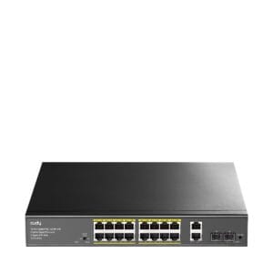 16 prievadų komutatorius CUDY GS1018PS2 (Nevaldomas, PoE)