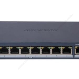10 prievadų, 8 PoE prievadų komutatorius Hik-vision DS-3E1510P-EI/M