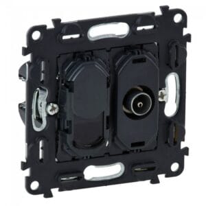 TV lizdo + kompiuterio lizdo RJ45 mechanizmas Valena life Legrand 753055