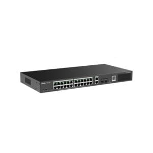 28 prievadų komutatorius Ruijie Reyee RG-ES228GS-P (Valdomas, 24 x PoE+)