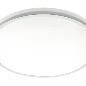 Šviestuvas lubinis apvalus pilkas TULA LED (24W, 1680lm, IP44, 4000K) GTV LD-TUL24W-NW-80