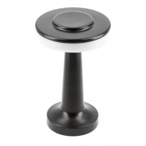MONUM stalinis šviestuvas (juodas, 3 W, 200 lm, 3000 K, baterija 1800 mAh, USB-C) GTV LB-MON3W-10-DEC