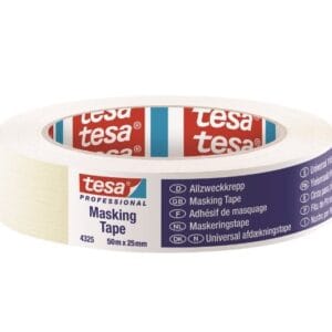 Apsauginė dažymo juosta TESA (balta) 50m x 25mm 04325-00001-02
