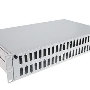 Optinė komutacinė panelė 19" ODF 2U 48 SC simplex/ LC duplex priekinė panelė