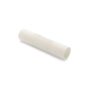 Vamzdelio U-20mm lanksti jungtis, balta (100)