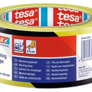 Įspėjamoji juosta grindų žymėjimui TESA  33m x 50mm 60760-00095-15 (geltona)